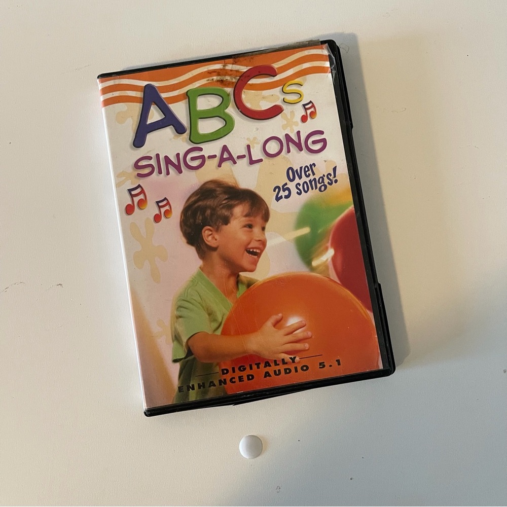 ABC's Sing-A-Long DVD Over 25 Song Untested DVD